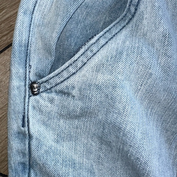 Hot Topic Light Blue Women's Cargo Jeans Size S - Picture 8 of 11